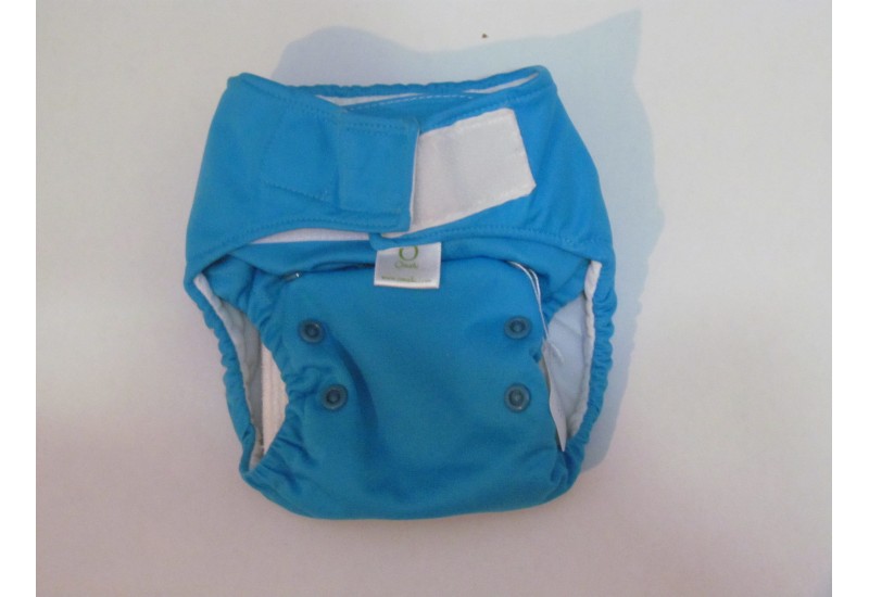 Omaiki- Bleu azur- à poche-Velcro