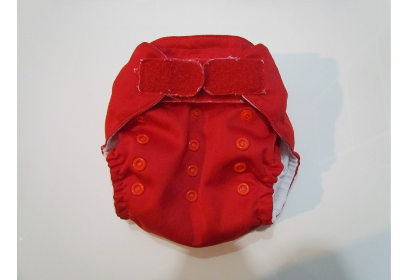 Couche Mini Kiwi à poche- Rouge-Velcro